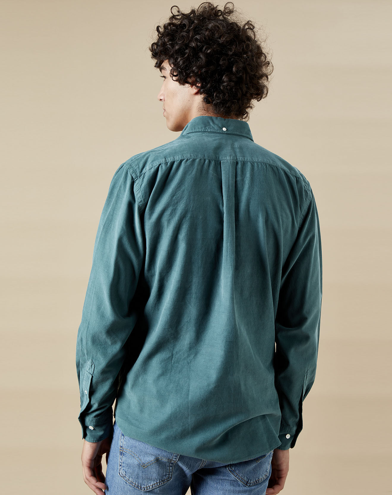 Hartford Chemise en Velours Milleraies regular Pitt Pat raf