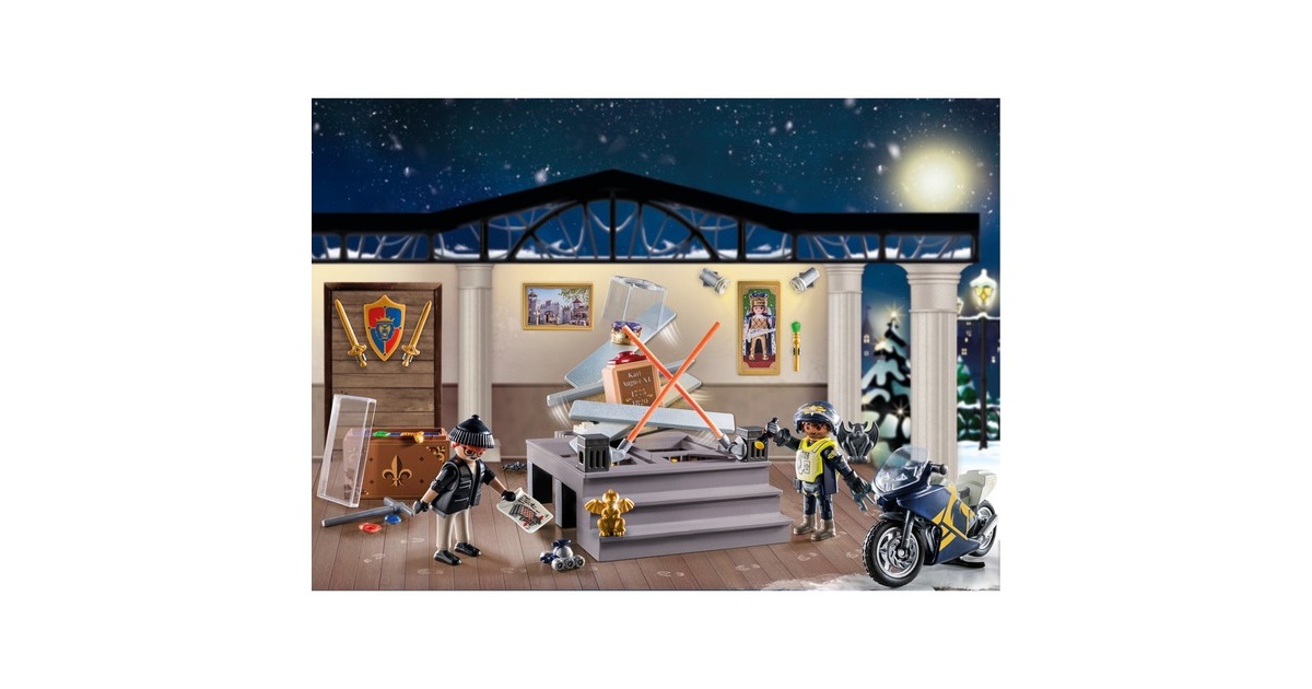 PLAYMOBILCity Action - Adventskalender Politie museumdiefstal Constructiespeelgoed  (71347)