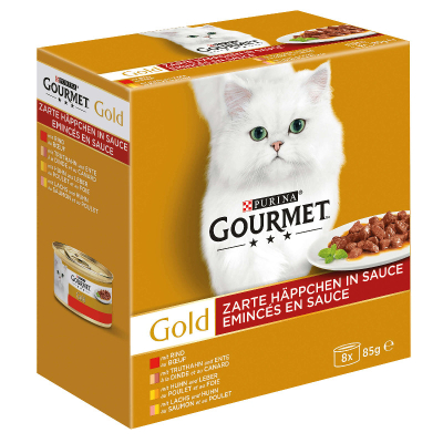 Gourmet Gold Zarte Häppchen in Sauce 8x85g