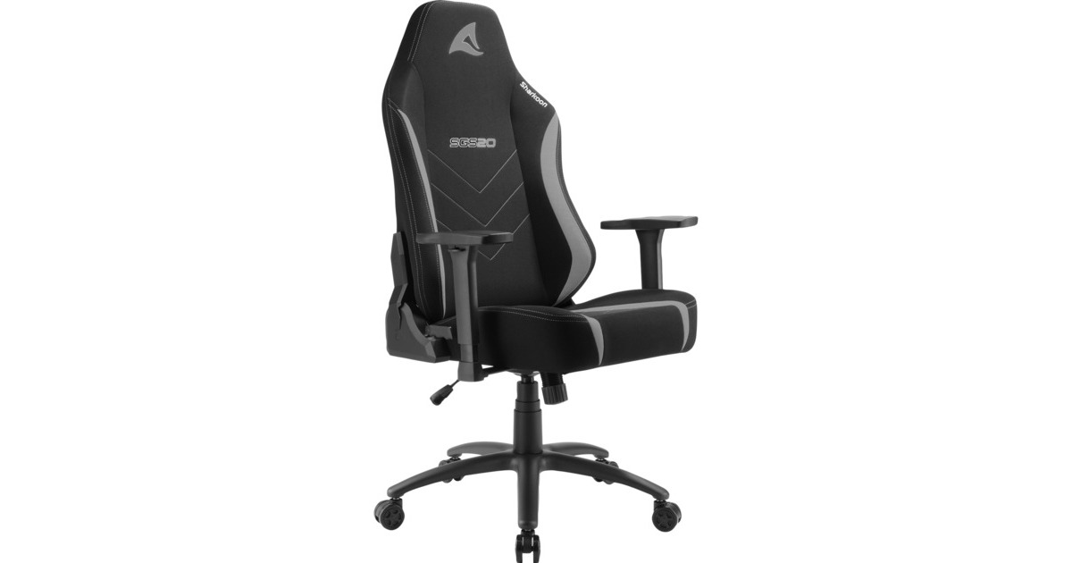 SharkoonSKILLER SGS20 Fabric gamestoel  (Zwart/grijs)