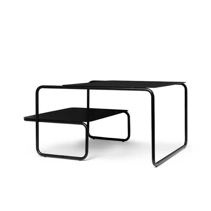 Ferm Living - Level Couchtisch, 79 x 60 cm, schwarz