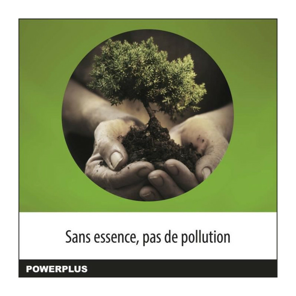 Souffleur de feuilles a batterie 40v dual power powdpg7526 - moteur brushless - livré sans batterie ni chargeur