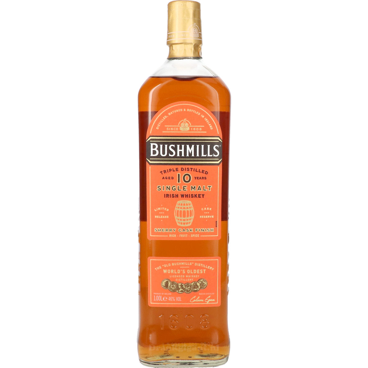 Bushmills 10 Years Sherry Cask Finish 100 cl