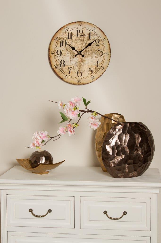 Wanduhr WASMUT - mehrfarbig - 34 cm