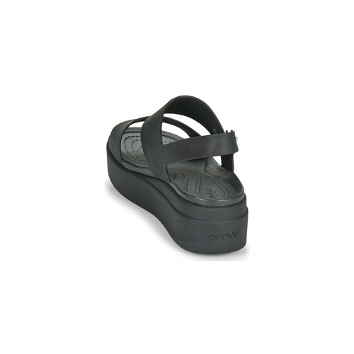Crocs - CROCS BROOKLYN LOW WEDGE W - Noir