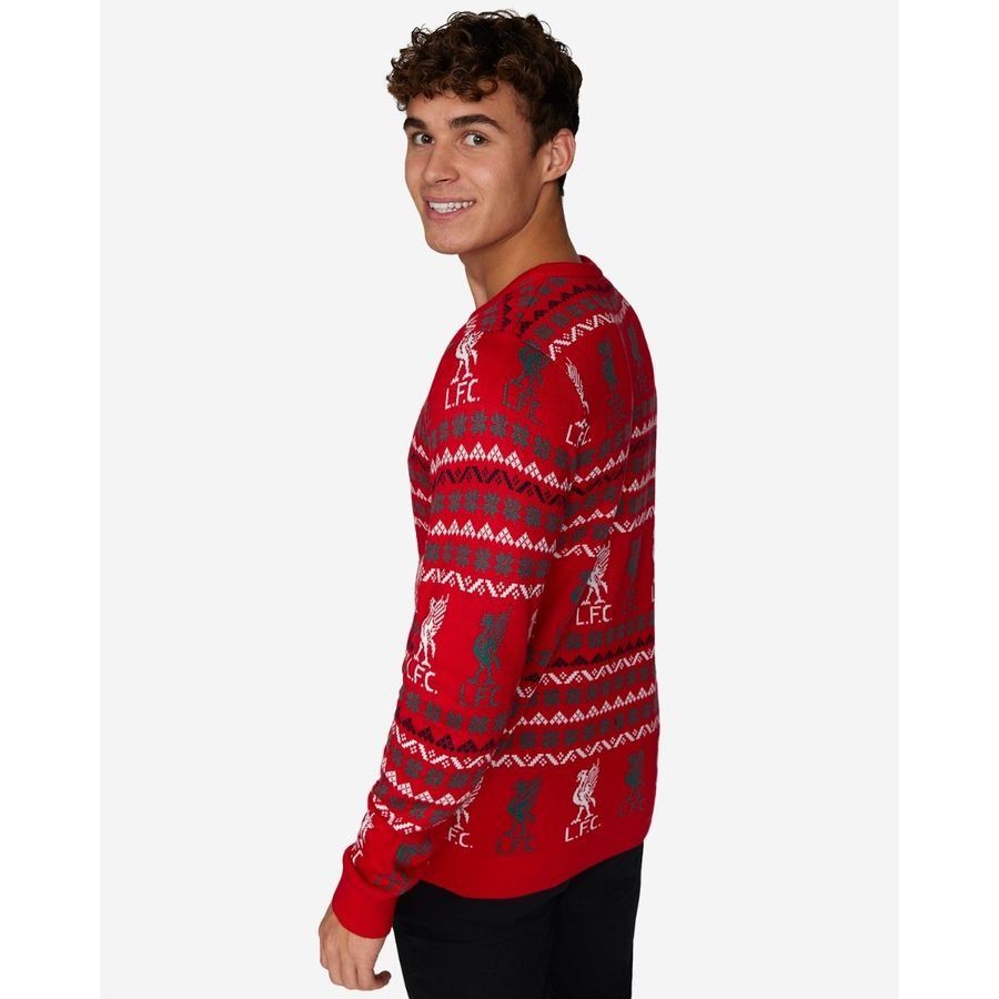 ADULT FAIRISLE JUMPER RED