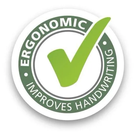Ergonomischer Druck-Bleistift für Linkshänder - STABILO EASYergo 1.4 in ultramarinblau/neonorange - Einzelstift - inklusive 3 dünner Minen - Härtegrad HB