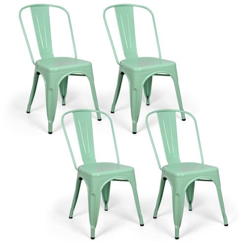 Lot de 4 chaises tulio 46x52x85cm