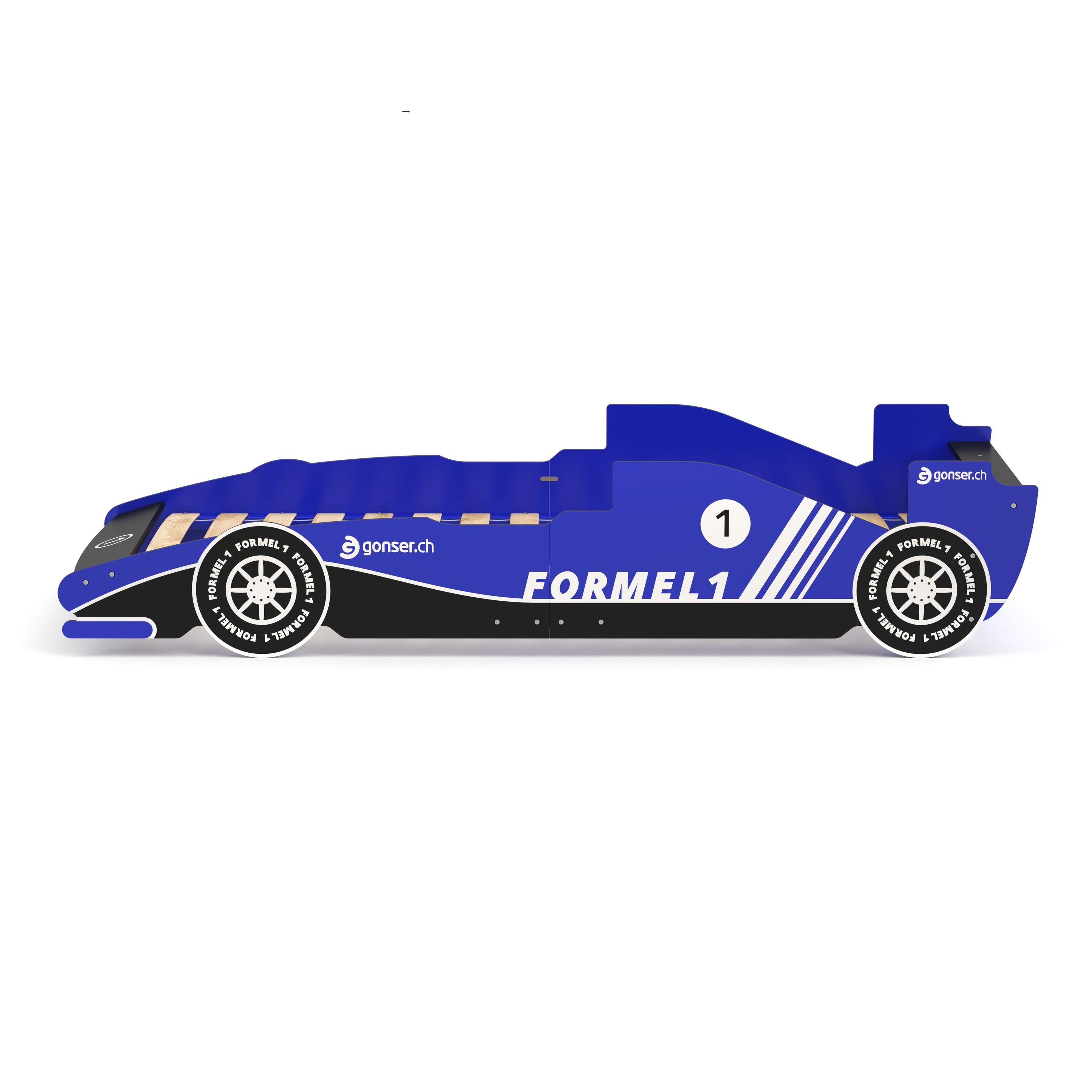 Kinderbett Rennwagen Bett RACER blau