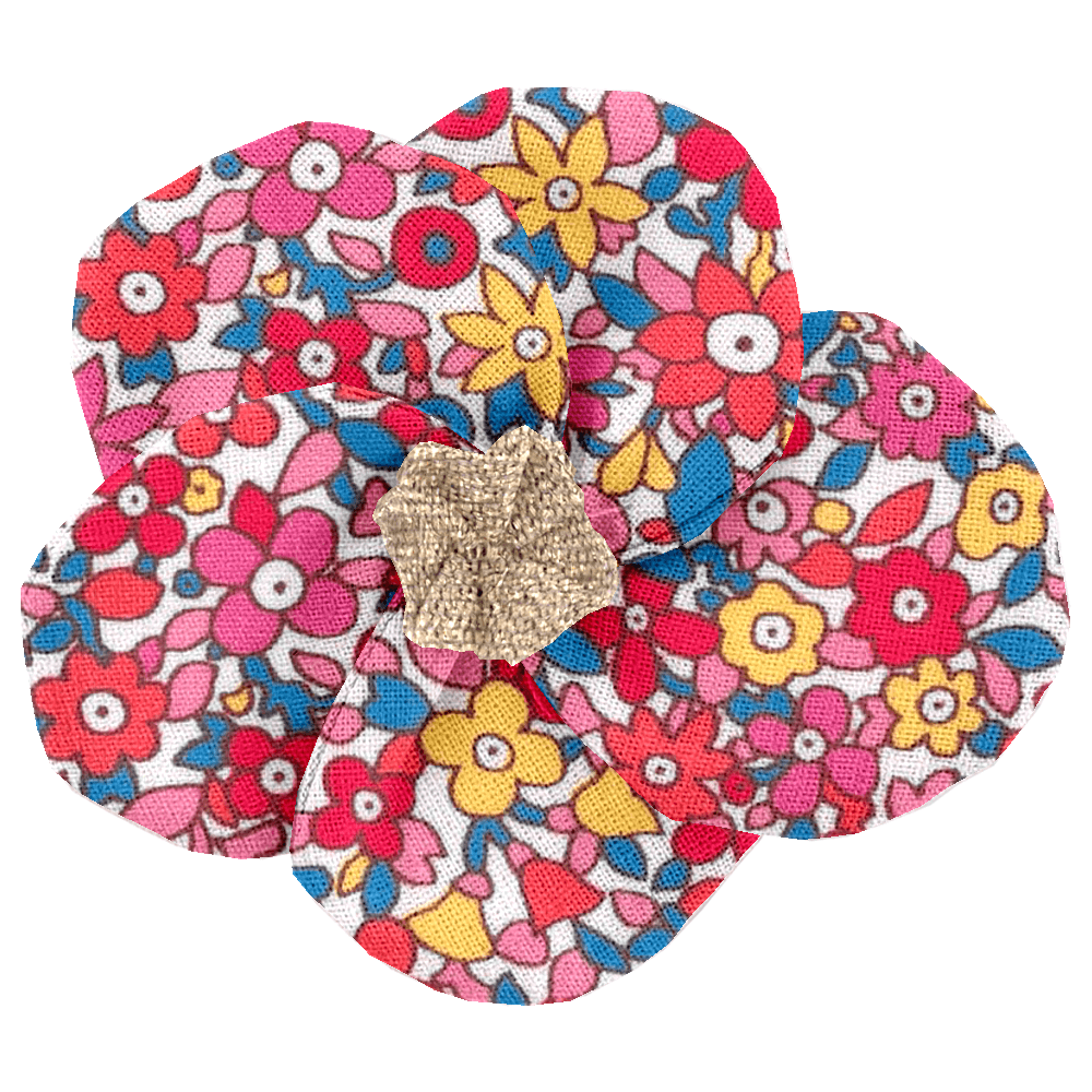 Petite Barrette Pétales De Fleur Cocktail De Fleurs