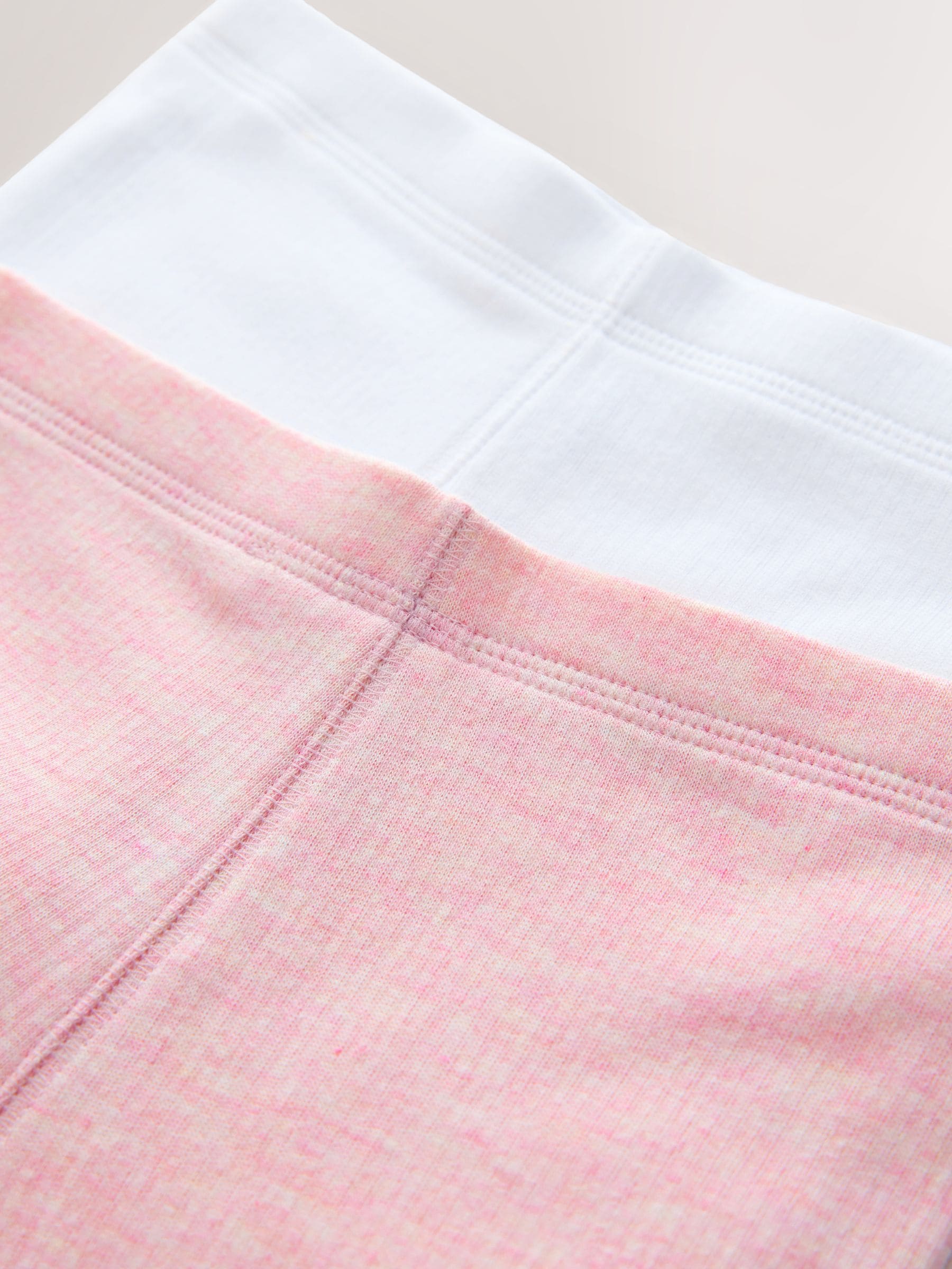 Wit/roze - Thermische leggings (2-16jaar)