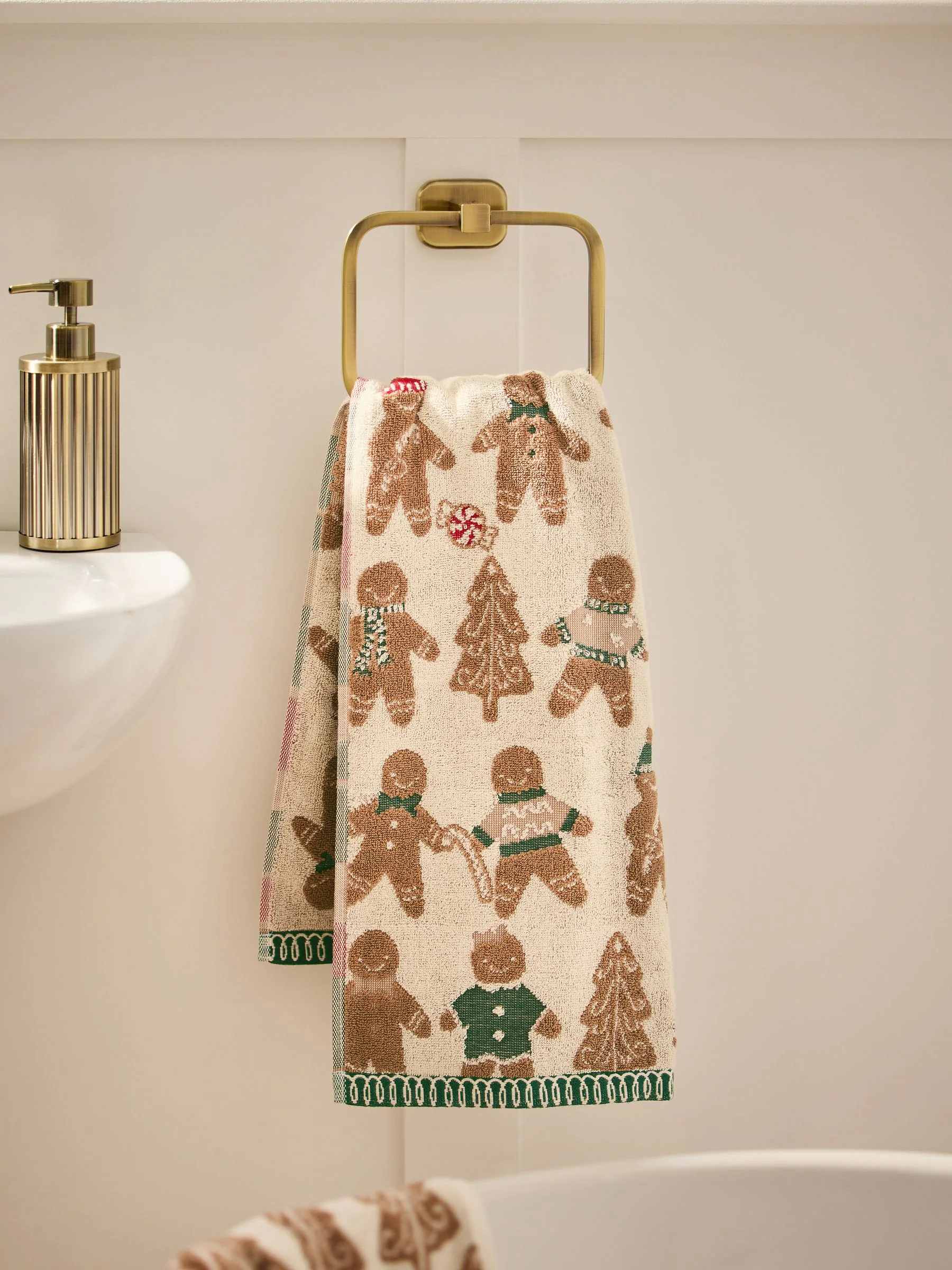 Kerstmis Peperkoek Handdoeken