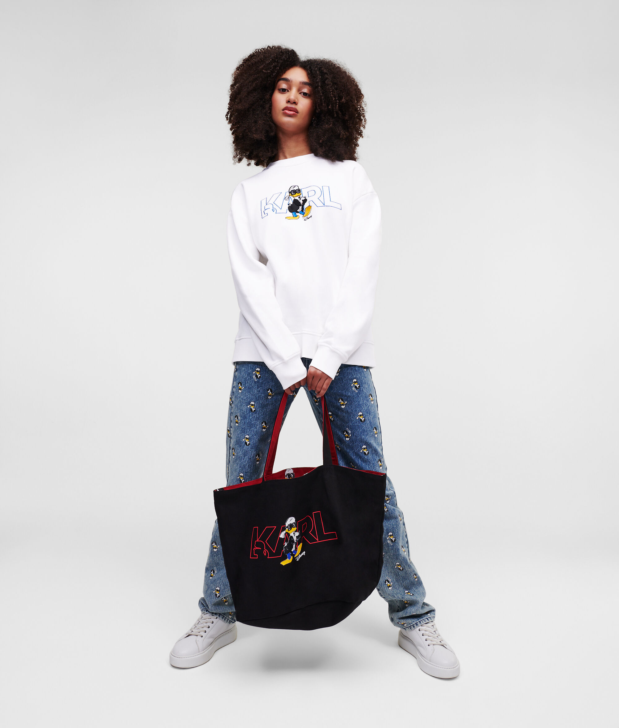 SWEAT-SHIRT À LOGO DS x KARL LAGERFELD