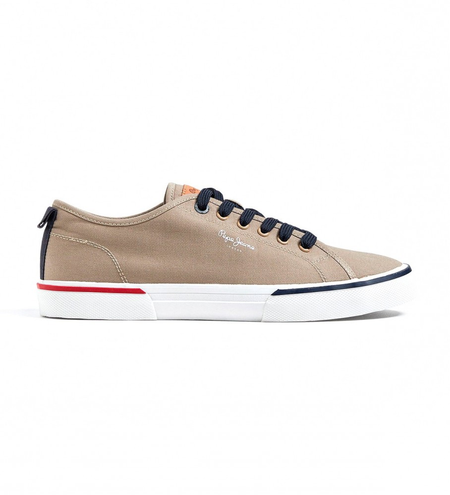 Tênis retrô marrom Pepe Jeans Kenton
