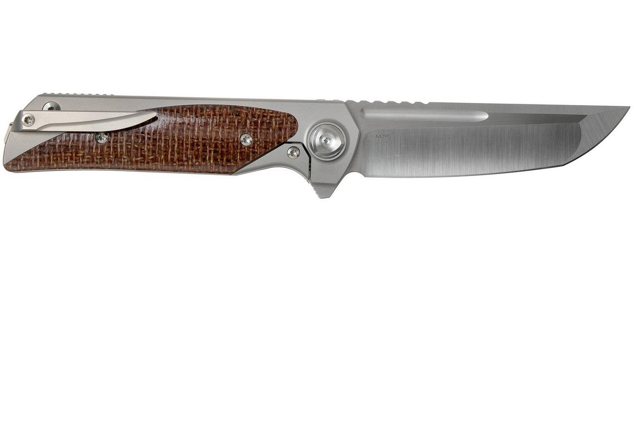 Liong Mah Warrior Two V3 Burlap Micarta zakmes