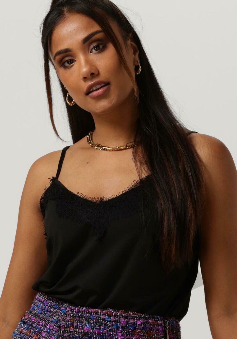 CC HEART zwarte cc heart top lace top