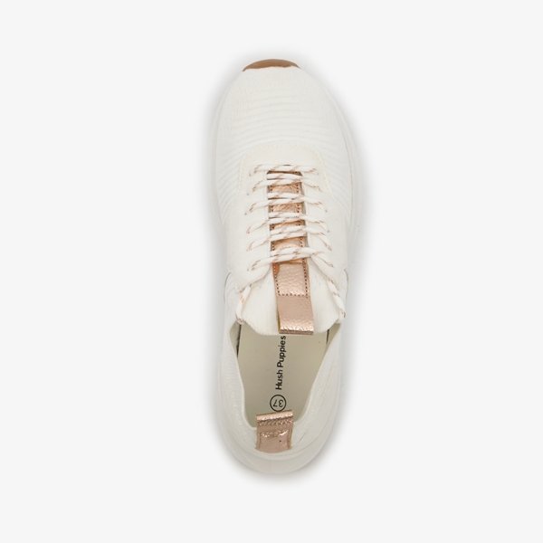 Hush Puppies dames sneakers met metallic details