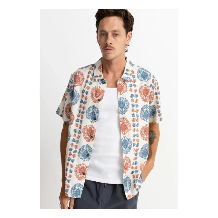 Rhythm Chemisette Valley Stripe Lin | Ecru