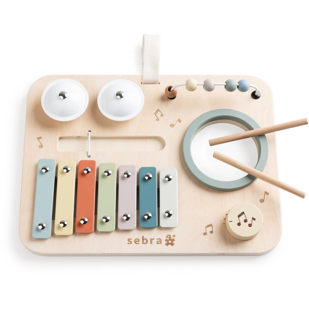 Køb Sebra Wooden Aktivitetspanel Musik