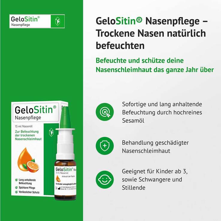 GeloSitin® Nasenpflege Spray, 15 ml