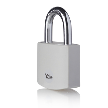 Yale Hangslot aluminium 38 mm grijs