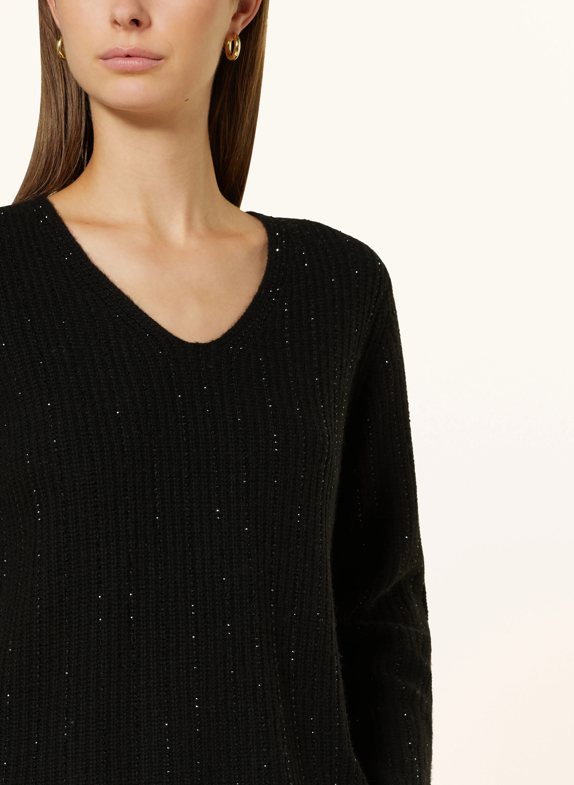 Princess GOES HOLLYWOOD Pullover mit Cashmere und Schmucksteinen