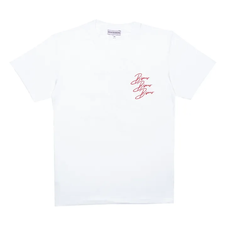 Bisous Skateboards T-shirt Cigarette | Blanc