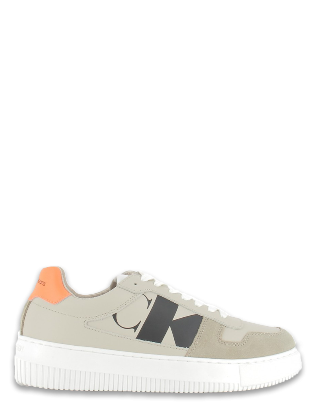 calvin klein Baskets de Ville Homme chunky cupsole laceu Beige