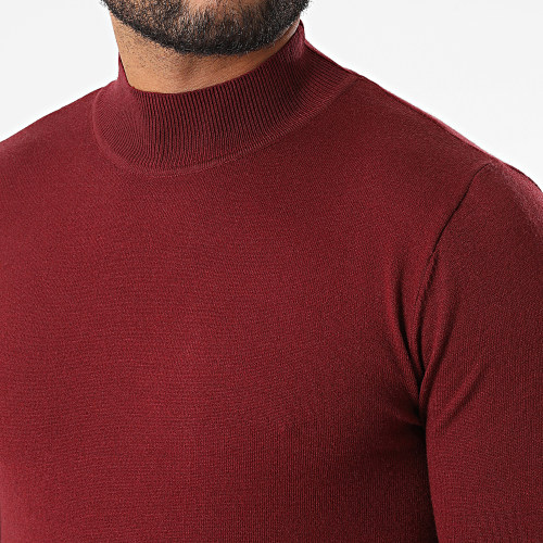 Pull Col Cheminée S2003 Rouge