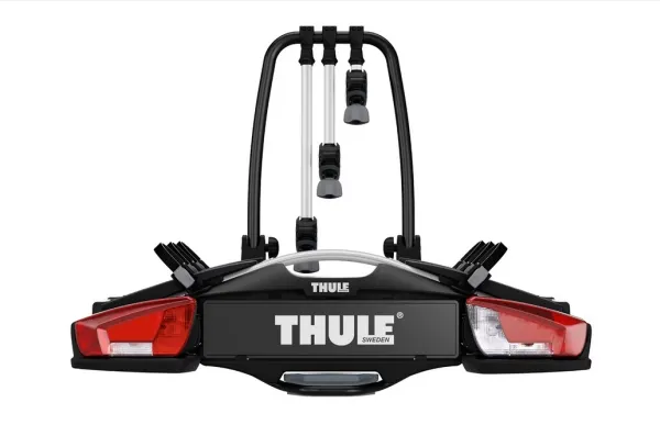 Thule VeloCompact, Cykelholder, Tilkoblingsanordning til bag på bilen, Aluminium, Sort
