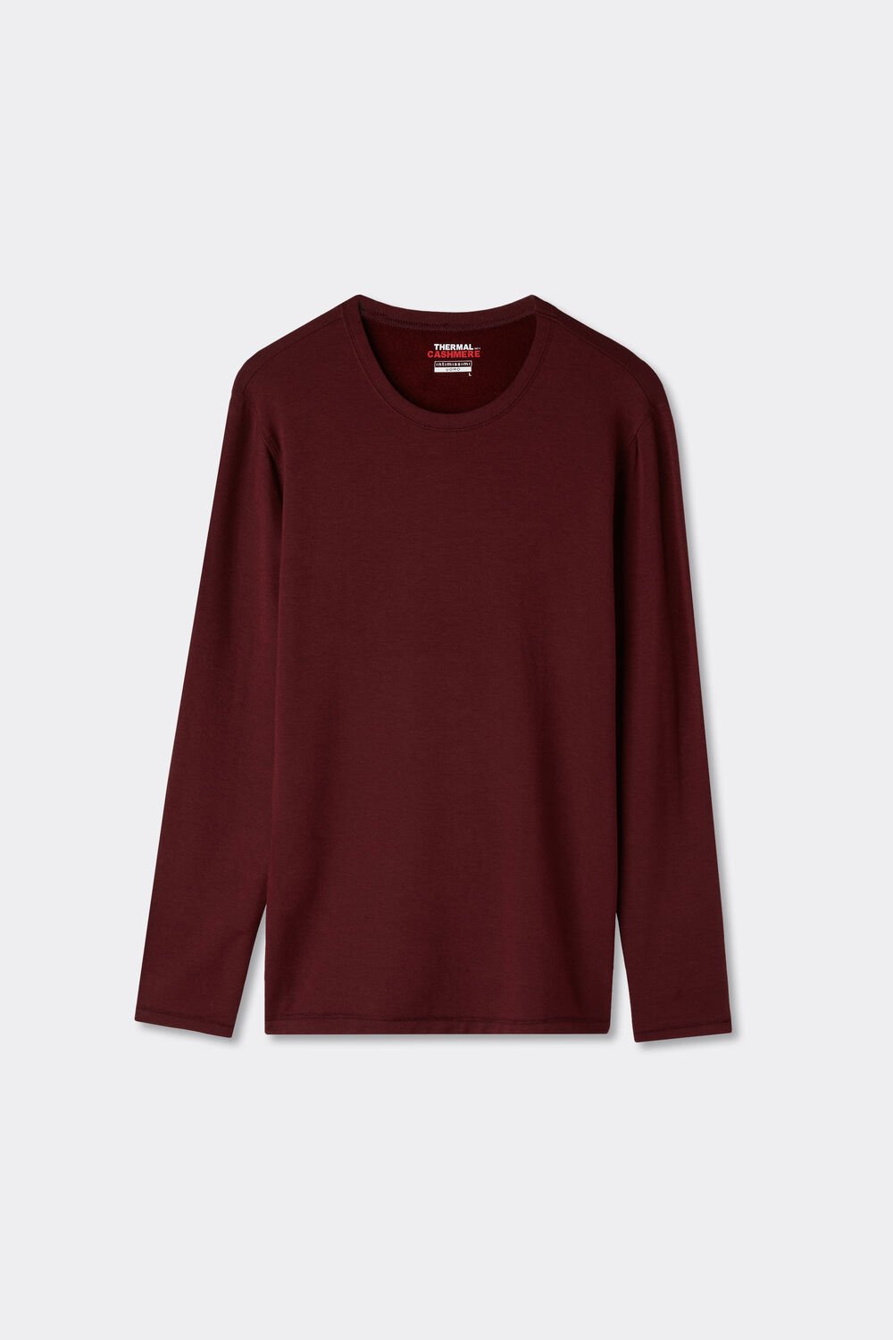Blusa de manga comprida em modal e cashmere