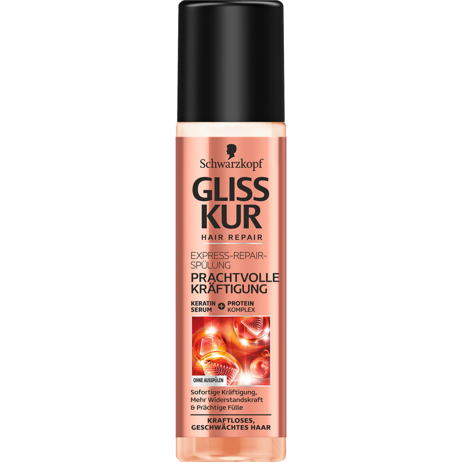 Schwarzkopf Gliss Kur Express-Spülung Prachtvolle Kräftigung 200 ml