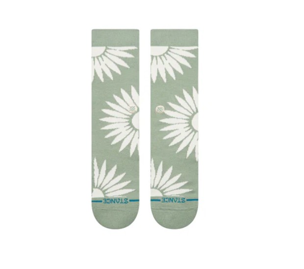 Stance Radial Burst Crew Sea Green M