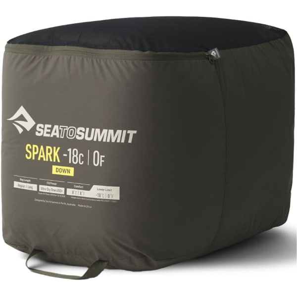 Sac de couchage SEA TO SUMMIT SPARK -18C/0F DOWN SLEEPING BAG REGULAR BLACK/YELLOW