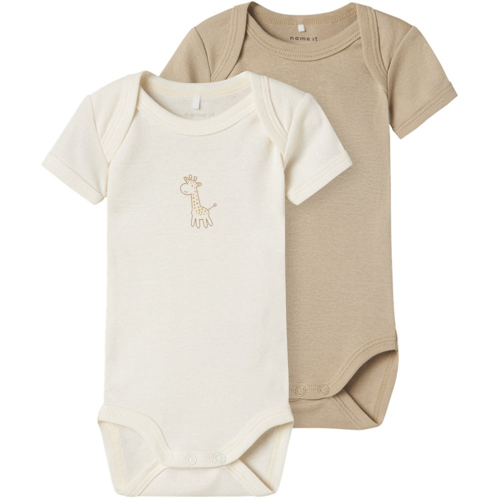Køb Name It Jet Stream Body 3-pak Jet Stream Giraffe Noos