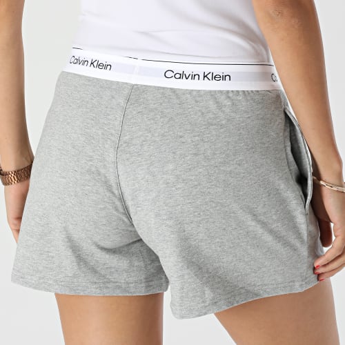 Short Jogging Femme QS6871E Gris Chiné