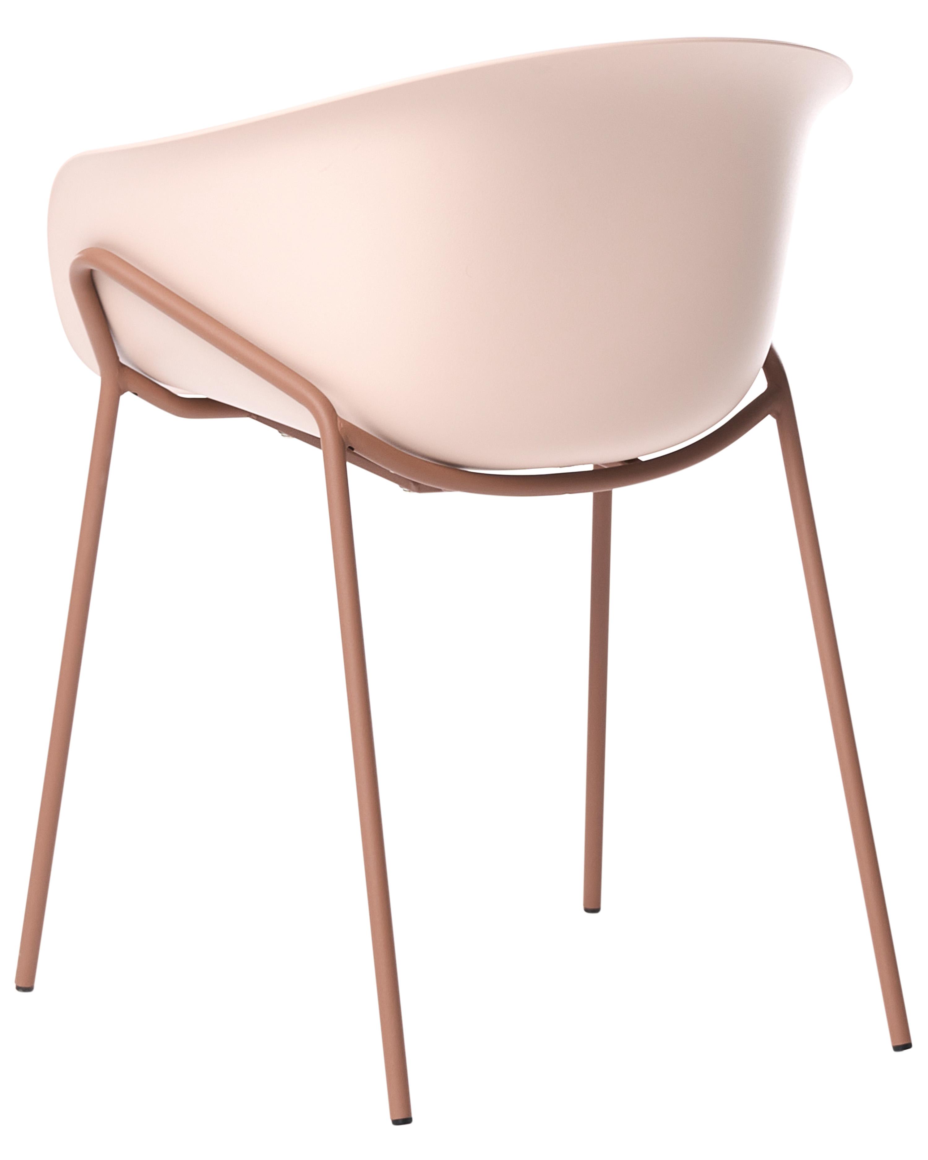 Set van 2 tuinstoelen METEORA Synthetisch materiaal Beige