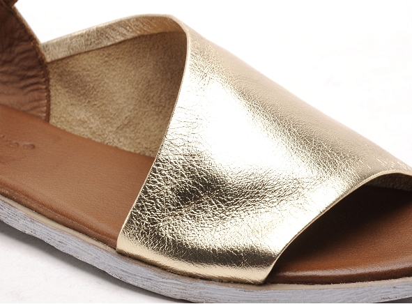 Lune et l autre nu pieds plats femme sandra or