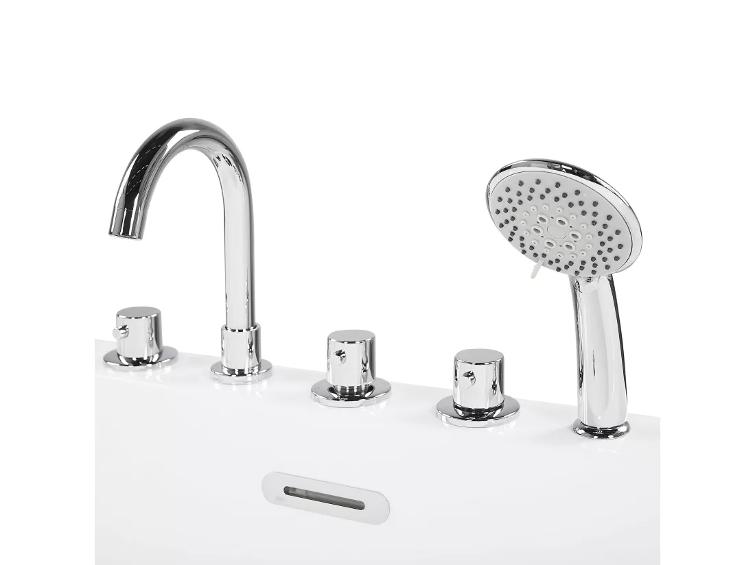 Baignoire îlot noire avec robinets 170 x 80 cm EMPRESA