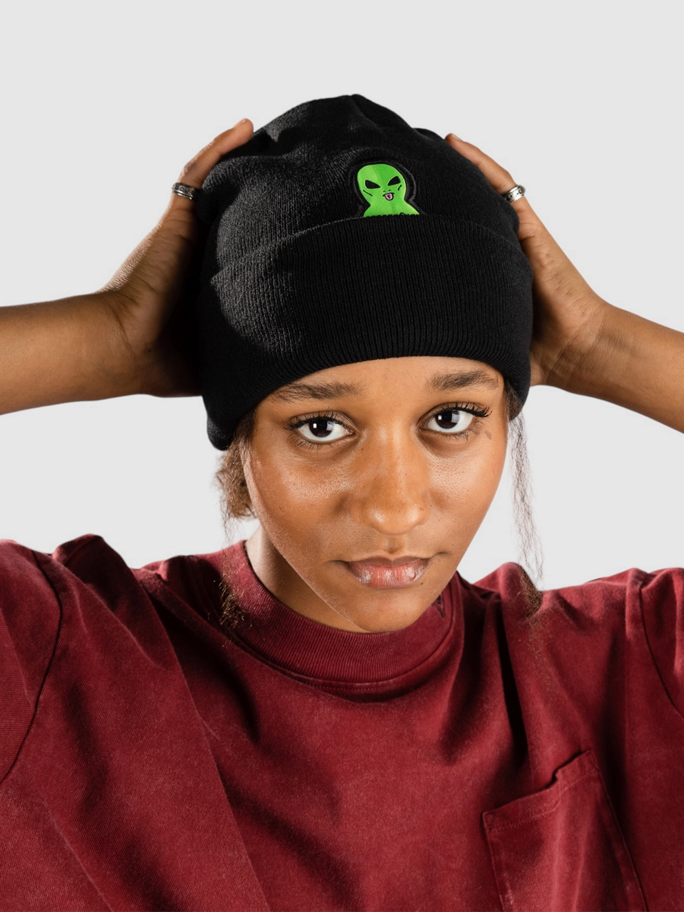 RIPNDIP Lord Alien Beanie black