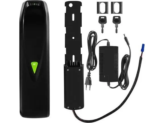 Green Cell PowerMove - Batteri - 36 V, nedrør   AC-strømadapter - Li-Ion - 14.5 Ah - 522 Wh (EC5)