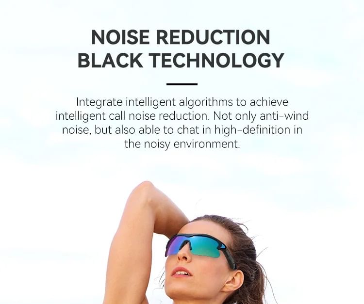 HOMTEC - USB oplaadbare Bluetooth audio slimme zonnebril