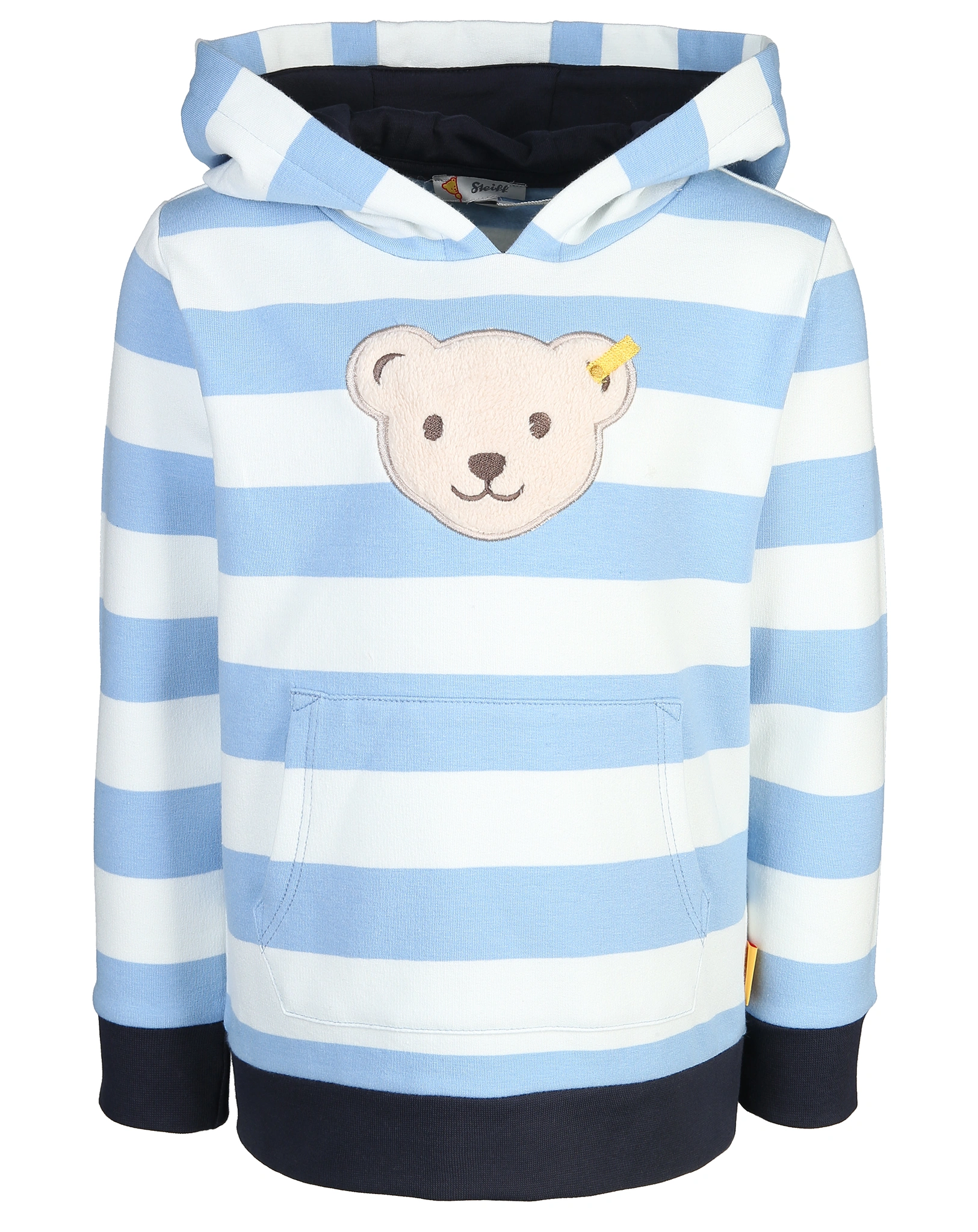 Kapuzen-Sweatshirt PAWERFUL STRIPED in della robbia blue