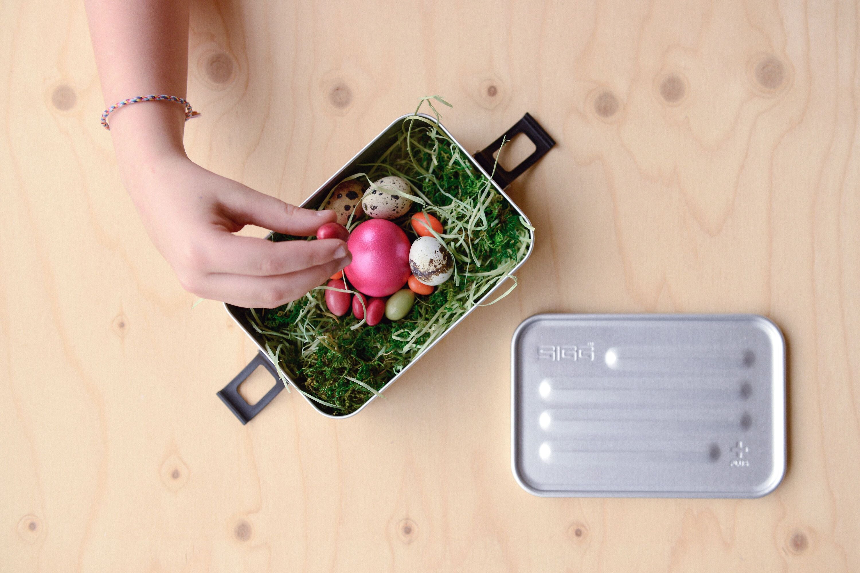 Sigg Lunchbox - Silber / B: 17.0 cm x T: 11.7 cm x H: 6.0 cm