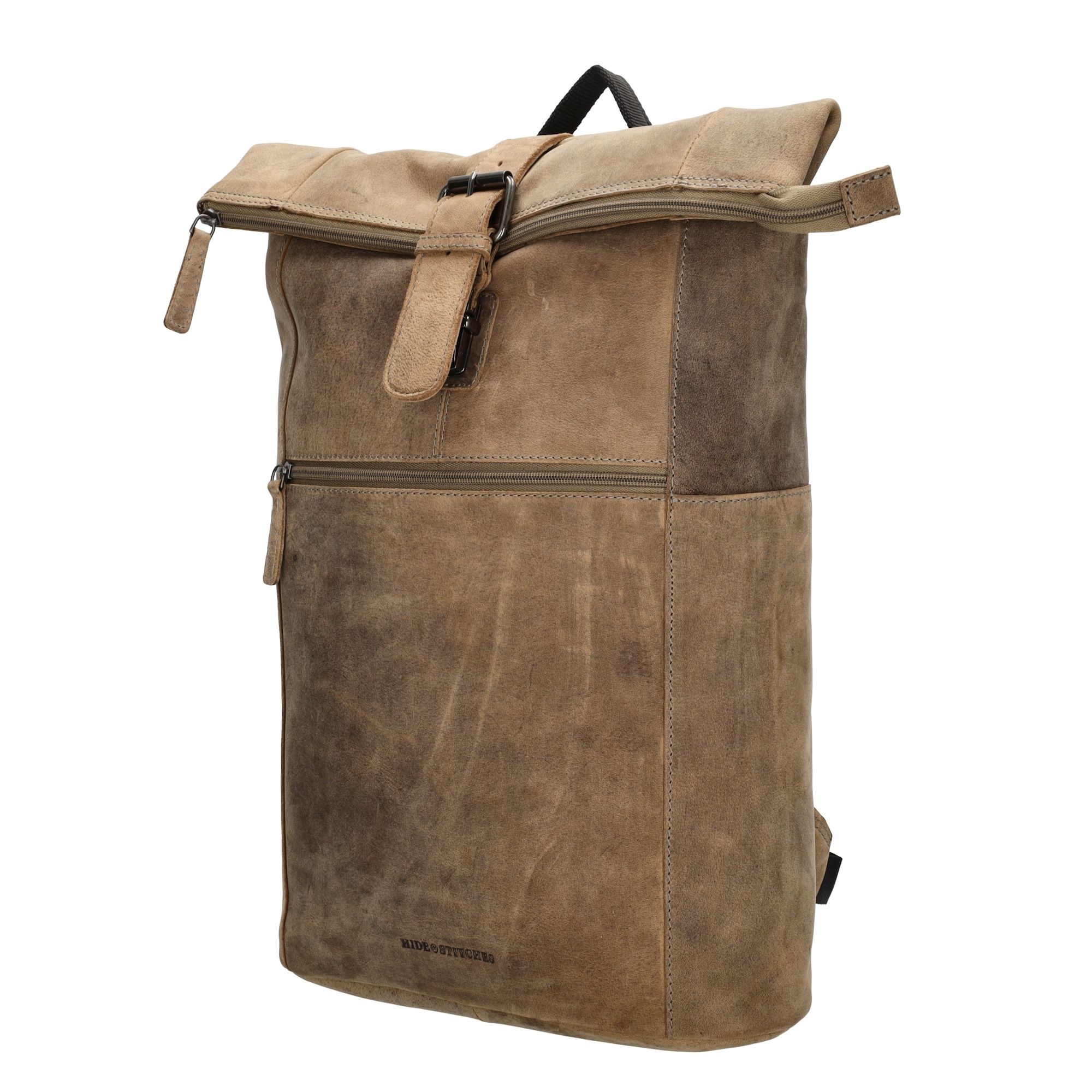 Hide & Stitches Idaho Rugzak 15,6 inch Donkerzand