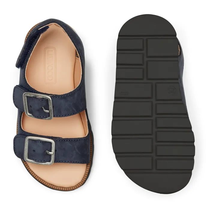 Liewood Sandales Cuir Denis | Bleu marine