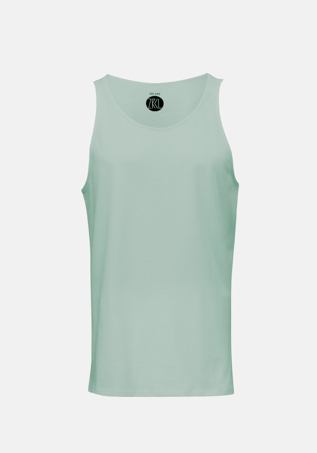 WE ARE ZRCL Herren Tank-Top Basic Light Green