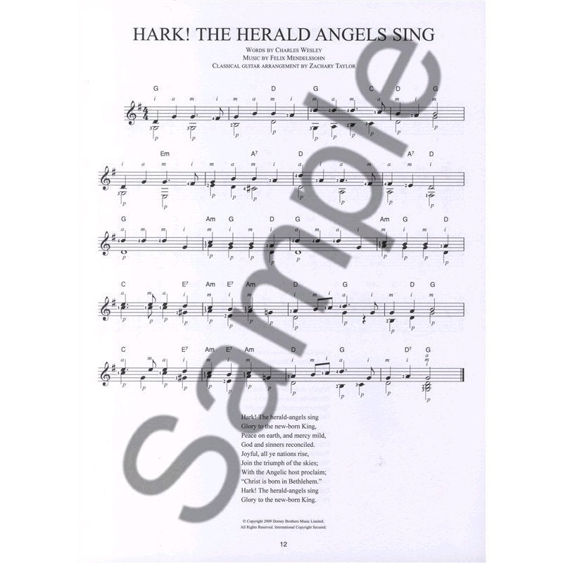 Wise Publications - 24 Christmas Carols For Classical Guitar