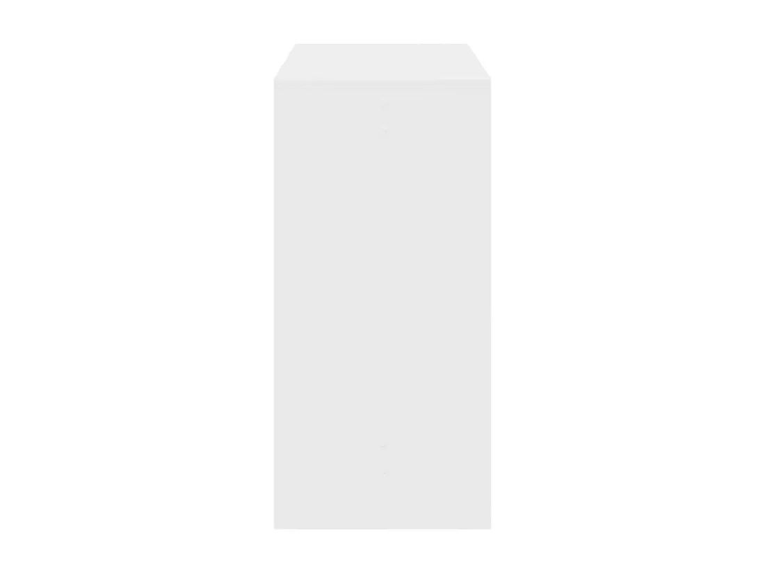 Table de bar blanc 102x50x103,5 cm bois d'ingénierie