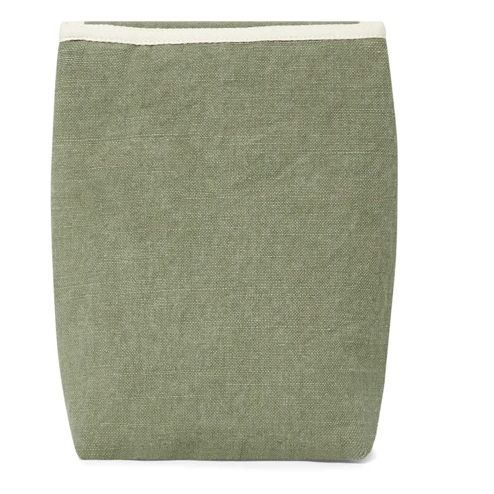 Adorna Lunch bag isotherme en lin | Vert kaki